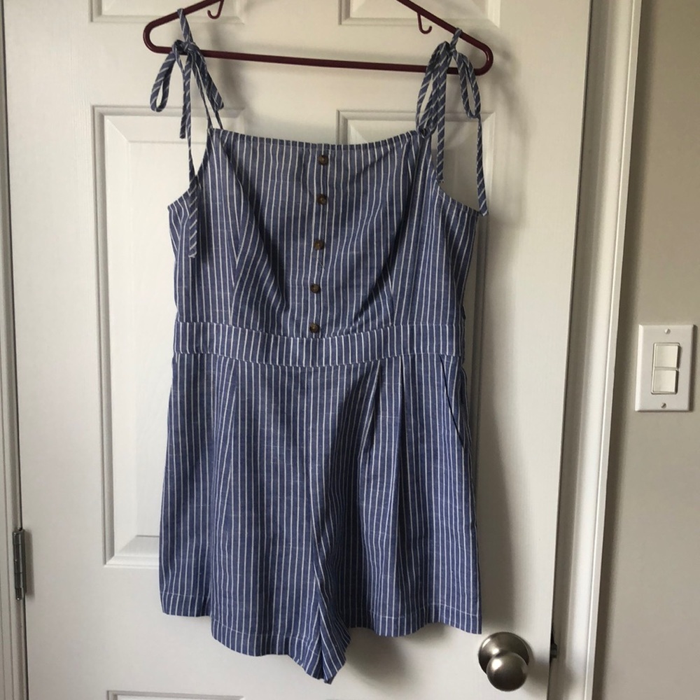 Pink Lily romper